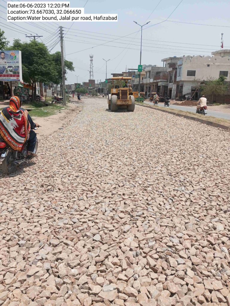 Water bound, Jalal Pur Road Hafizabad